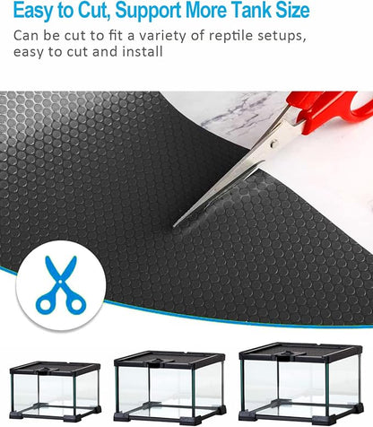 Bearded Dragon Tank Accessories, 120 Gallon Reptile Terrarium Mat Liner, Bearded Dragon Substrate for 4x2x2 Reptile Enclosure