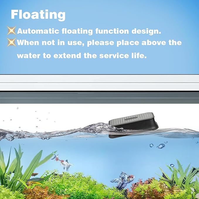 Carefree Fish Aquarium Super Strong Magnetic Cleaner for Glass Fish Tank Magnet Brush with Algae Scrapers Floating