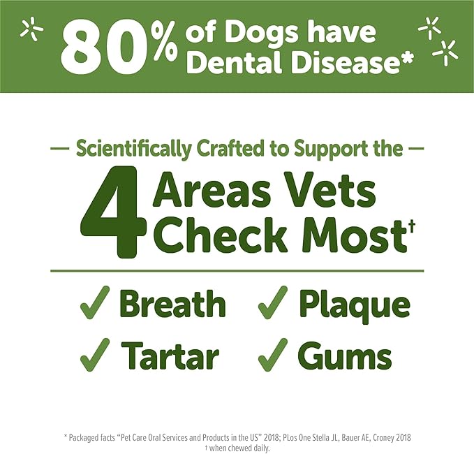 Wellness WHIMZEES Ricebone Dog Dental Treats, Natural Chews, Large Size, (9 Count)