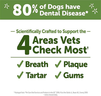 Wellness WHIMZEES Ricebone Dog Dental Treats, Natural Chews, Large Size, (9 Count)