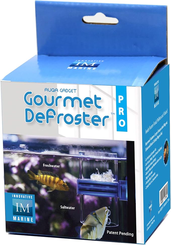 Innovative Marine Gourmet Gadget Defroster PRO - Adjustable Frozen Fish Food Feeder and Feeding Ring