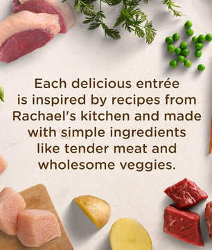 Nutrish Rachael Ray Premium Natural Wet Dog Food, Beef Stroganwoof Recipe, 8 Ounce Tub (Pack of 8)