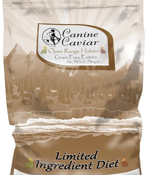 Canine Caviar - Open Range: Water Buffalo & Chickpea Alkaline Dry Dog Food, Limited Ingredients, Gluten-Free, Based on Science & Research, Veterinary Alternative Diet (22 Pound Bag)