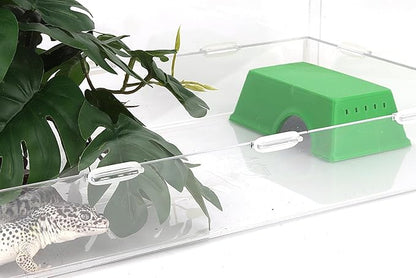 Snake Hide, Leopard Gecko Tank Accessories for Reptile Ball Python Crested Gecko Lizard Bearded Dragon - GreenHideS