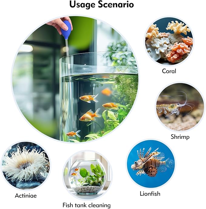 3 Pcs Multi-Functional Axolotl Tank Accessories, Pro-Grade Straight and Curved Long Tweezers with Extended Reach and Ergo-Grip, Plus a Precision Coral Feeder in One Care Bundle