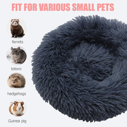 Guinea Pig Beds Hamster Beds Small Pet Cage Accessories Burrowing Pet Bed Thickened and Warm Winter Guinea Pig Beds for Hedgehog, Chinchilla and Small Animals (Gray)