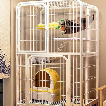 Ferret Rat Hammock, Guinea Pig Hideout, Warm Bed for Rat Ferret Guinea Pig Sleep and Play (4 Tunnel)