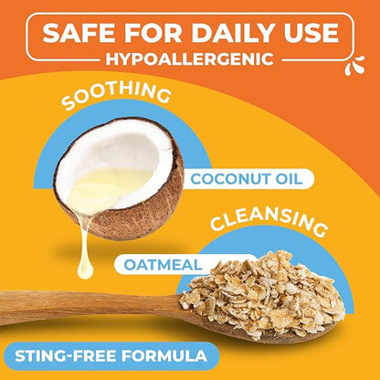 Dog Ear Cleaner Wipes – Finger Wipes for Dogs & Cats – Cleaning, Soothing, & Deodorizing Itchy Ears – Pet Ear Relief Solution (Coconut)