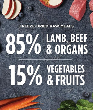 Instinct Freeze Dried Raw Meals, Natural Dry Dog Food, Grain Free - Grass Fed Lamb, 14 oz. Bag