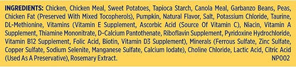 Nature’s Recipe Grain Free Chicken, Sweet Potato & Pumpkin Recipe Dry Dog Food, 24 lb. Bag