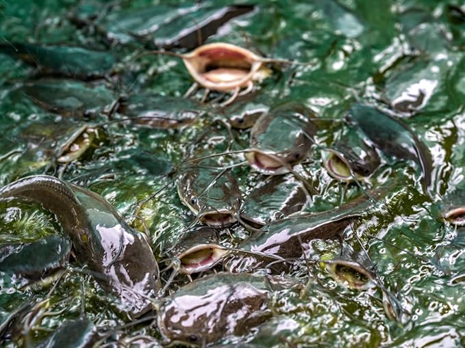 50 lbs Catfish Food 32% Protein 4% Fat - Lake, Pond, or Aquarium Fish