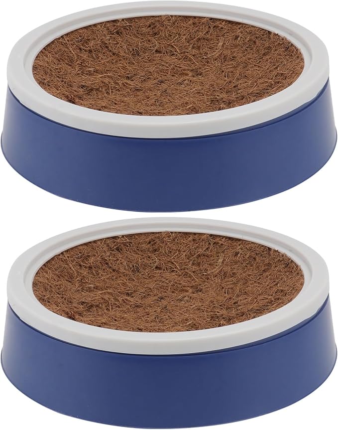 2 Sets Pigeon Nest Egg Nest Pigeon Breeding Nest Dove Mat Pigeon Nest Supply Birds Cages Parakeet Bird Cage White Plastic Eggs Bird Nest Hut Bird Liner Egg Bowl Homing Pigeon Coir