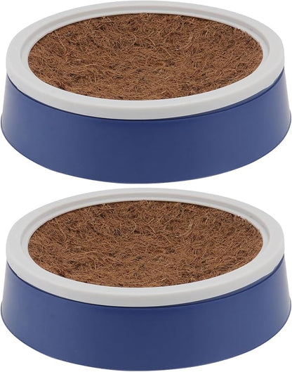 2 Sets Pigeon Nest Egg Nest Pigeon Breeding Nest Dove Mat Pigeon Nest Supply Birds Cages Parakeet Bird Cage White Plastic Eggs Bird Nest Hut Bird Liner Egg Bowl Homing Pigeon Coir