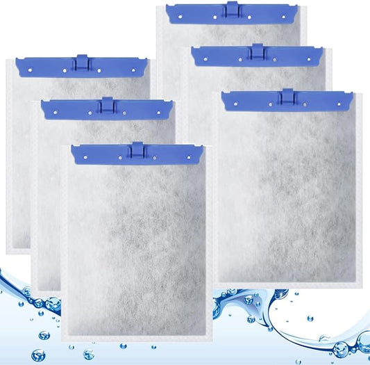Aquarium Filter Cartridge Compatible with Tetra Whisper Bio-Bag Power Filters, Replacement Filter Cartridges for Tetra ReptoFilter Cartridges Aquariums (6 Packs, Large)