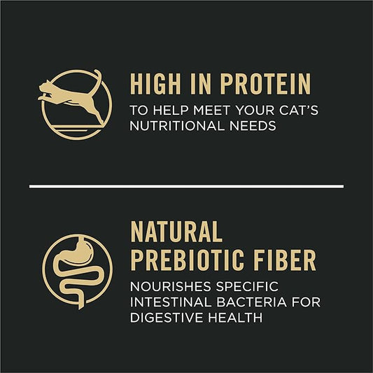 Purina Pro Plan Complete Essentials Shredded Blend Chicken and Rice Formula Adult High Protein Cat Food - 3.5 lb. Bag