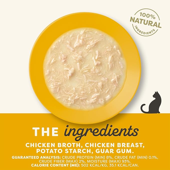 Applaws Natural Wet Cat Food, Made with Limited and Natural Ingredients, High Protein with No Artificial Additives or Fillers, Chicken Breast in Gravy (24 x 2.47oz Cans)