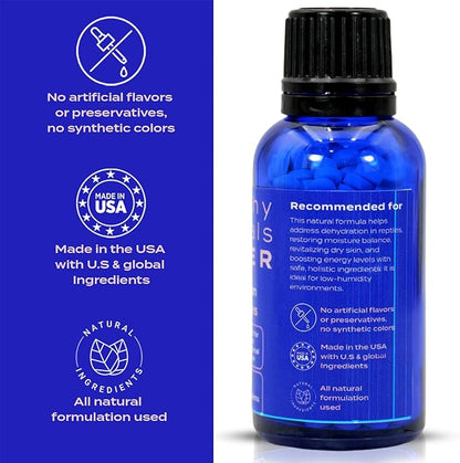 HealthyAnimals4Ever HA4E - Reptile Hydration Boost - Natural Formula for Moisture Balance, Skin Vitality & Energy Support - Ideal for Low-Humidity Environments - 300 Tablets