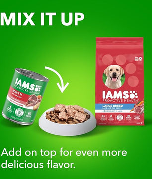 IAMS Proactive Health Large Breed Adult Dry Dog Food Lamb & Rice Recipe, 30 lb. Bag