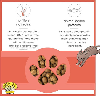 Dr. Elsey's Cleanprotein Salmon Formula Dry Cat Food, 6.6 Lb