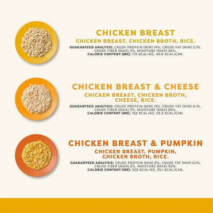 Applaws Natural Wet Canned Cat Food, Made with Limited and Natural Ingredients, Protein with No Artificial Additives, Chicken Selection Variety Pack in Broth (16 x 2.47oz Cans)