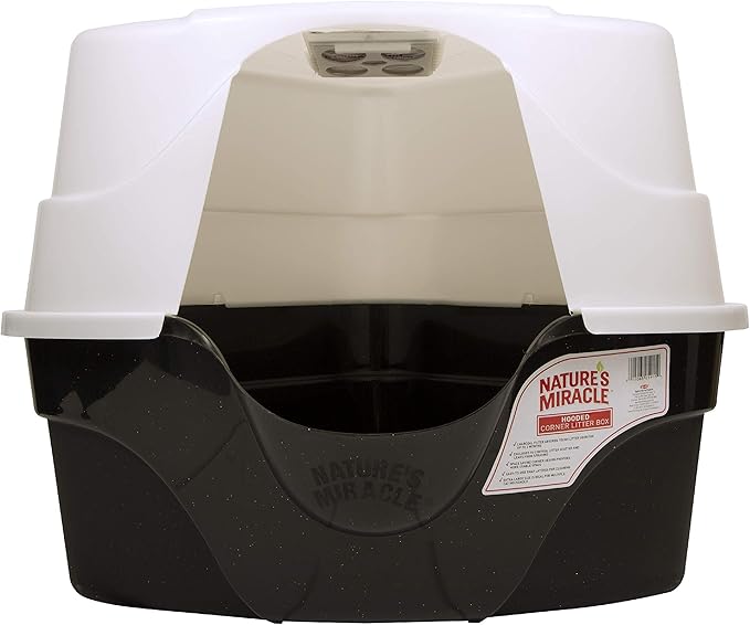 Nature's Miracle Advanced Hooded Corner Litter Box, Pack of 6 (P-5915)