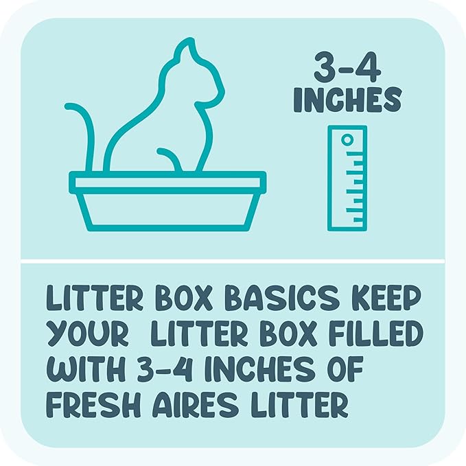 Silica Crystal Cat Litter, 6 lb - Unscented, Lightweight, Non Clumping Cat Litter - Low Dust & Tracking, Long-Lasting Odor Control Crystal Kitty Litter for Cats and Kittens