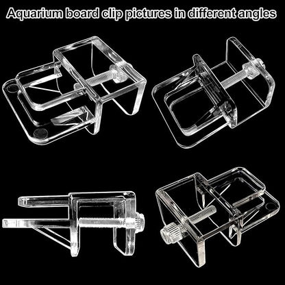6 pcs Aquarium lid Clips Rimless Aquarium Fish Tank top Cover lid Hood Support Holder Glass Aquarium Acrylic Fish Tank top Clip