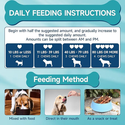 Flea and Tick Prevention for Dogs Chewables, 200 Soft Treats, Natural Dog Flea and Tick Treatment, Oral Flea Chews for Dogs Supplement, Flea and Tick Chews for Dogs Puppies, All Breeds & Sizes