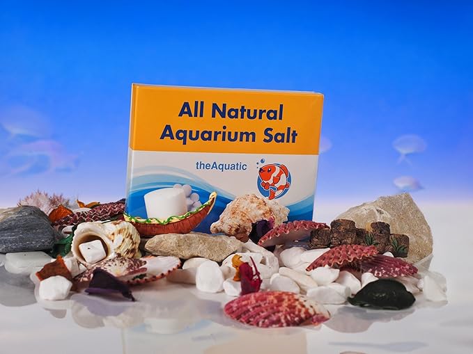 Premium Aquarium Salt, Aquarium Salt Freshwater Tablets for Aquarium Water Treatments Essential Supplies (15 Tablets)