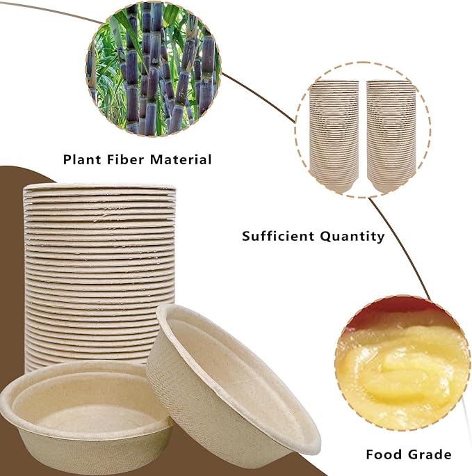 Tfwadmx 100Pcs Gecko Feeding Cups, 1oz Paper Reptile Food Cups, Crested Gecko Food Dish, Feeding Ledge Accessories for Small Lizards, Tarantulas