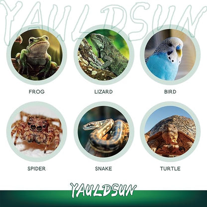 125W UVB UVA Reptile Basking Heat Light Bulbs UV Sun Lamp for Bearded Dragon Lizard Tortoise Turtle Amphibian 1 Pack