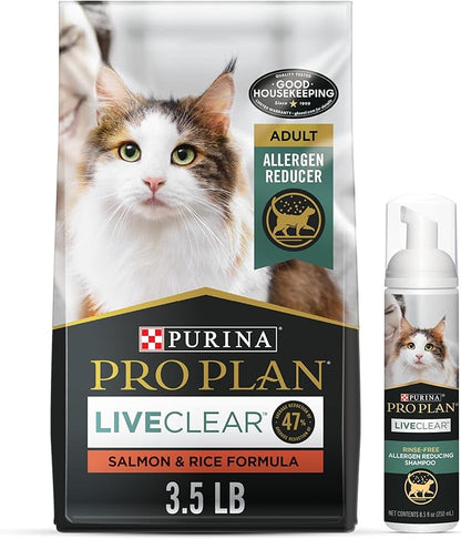 Purina Pro Plan LiveClear With Probiotics Allergen Reducing Salmon & Rice Adult Dry Cat Food