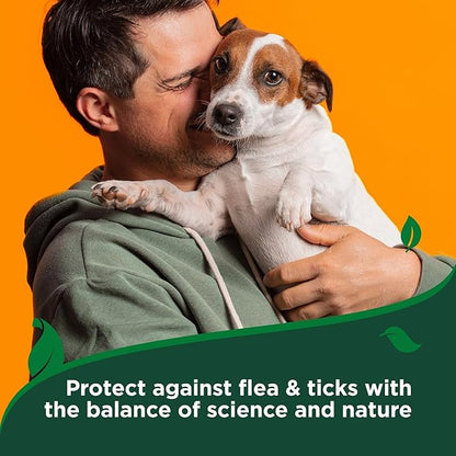 Vet's Best Natural Flea and Tick Easy Spray for Dogs – Cotton Spice Scent – Natural Flea & Tick Prevention – Kills Pests on Contact – Plant-Based Formula – Made in USA – 14 oz
