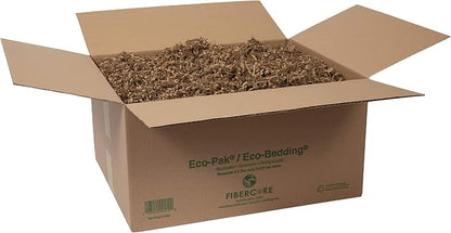 ECO BEDDING FiberCore, Dust Free Paper Bedding for Small Pets and Birds, 10 lb. Natural (expands to 250L)