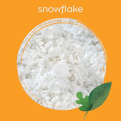 CritterCare Natural Snowflake Paper Small Pet Animal Bedding - Odor Control, Unscented, 99% Dust Free, Super Absorbent, White, 50L, Great for Rabbits, Guinea Pigs, Hamsters, Gerbils, Mice, Rats