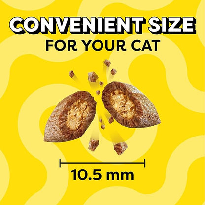 Temptations Classic Crunchy and Soft Cat Treats, Savory Salmon Flavor, 16 oz. Tub