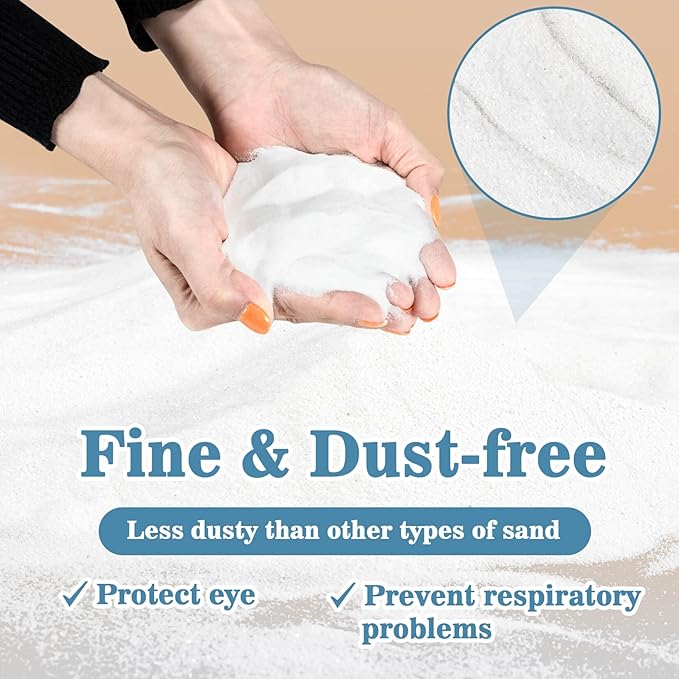 Sukh 47OZ Hamster Sand Bath - Fine Desert Sand Hamster Bedding Reptile Silica Sand Gerbil Hideout for Hamster Chinchillas Gerbil Syrian Mice Small Animals Small Pets