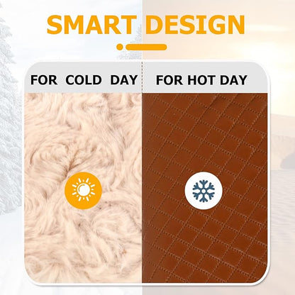 JOYELF Cat Hammock Bed, Medium Reversible Cage Hammock Hanging Soft Bed for Kitten, Ferret, Puppy or Small Pet