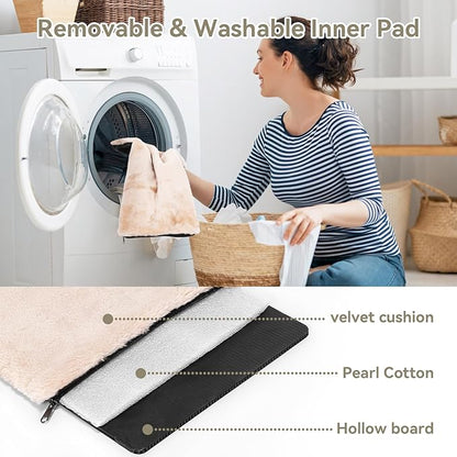 Petsfit Expandable Cat Carrier Dog Carrier, Soft-Sided Portable Pet Travel Carrier, Removable Soft Plush mat and Pockets, Locking Safety Zippers, 19x12x12 Inches