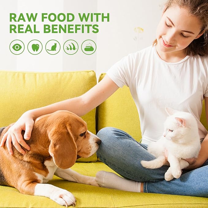 OPET Freeze Dried Cat & Dog Treats,Single Ingredient High Protein Grain Free Crunchy Cat Treats，Healthy Training Treats(1.76oz)