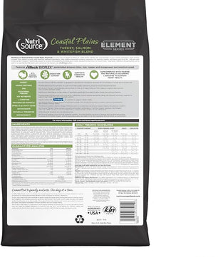 NutriSource Element Series Coastal Plains Dry Dog Food, Turkey, Salmon and Whitefish, 4LB