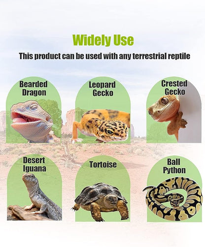 Bearded Dragon Tank Accessories, Reptile Substrate Floor, Leopard Gecko Tank Liner Mat for 40 Gallon, 20 Gallon, 50 Gallon,75 Gallon Lizard Tank, Green