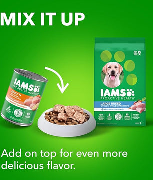 IAMS Proactive Health Large Breed Adult Dry Dog Food with Real Chicken, 40 lb. Bag