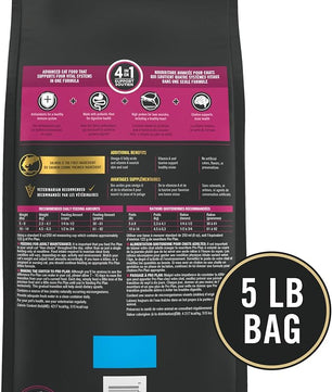 Purina Pro Plan Vital Systems Salmon and Egg Formula 4-in-1 Adult Dry Cat Food - 5 lb. Bag
