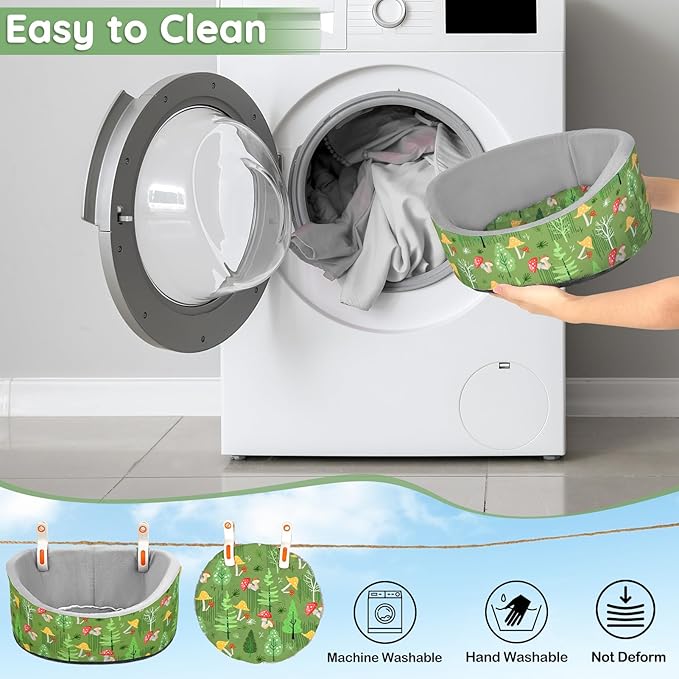 Glittme Soft Rabbit & Guinea Pig Bed - Thick Removable Mat, Machine Washable, Cozy Cuddler Cup Bed for Guinea Pig, Rabbit, Ferret