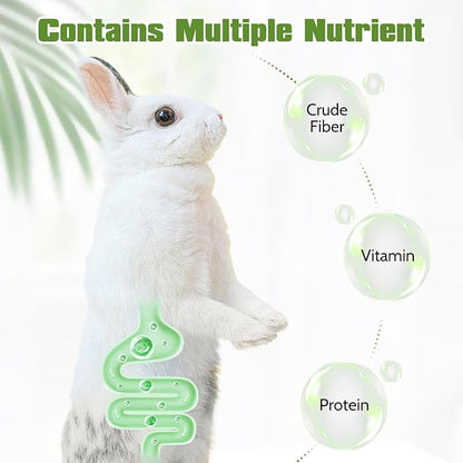 Fhiny Timothy Hay for Rabbit, 2.2LB Hand-Selected Premium Natural Timothy Hay Chinchilla Hay Hamster Food for Bunny Guinea Pig Chinchilla Hamster & Other Small Animals