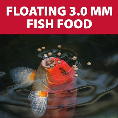 The Pond Guy Staple Fish Food for Backyard Koi & Goldfish, Choice Floating Pellets for Fish Wellness & Health, Smart Nutrition for Clean Ponds, 2 lbs