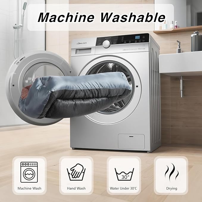 Dog Bed, Soft Calming Sleeping Puppy Bed, Comfortable and Breathable Dog Cat Bed, Machine Washable, Non-Slip Bottom, Grey