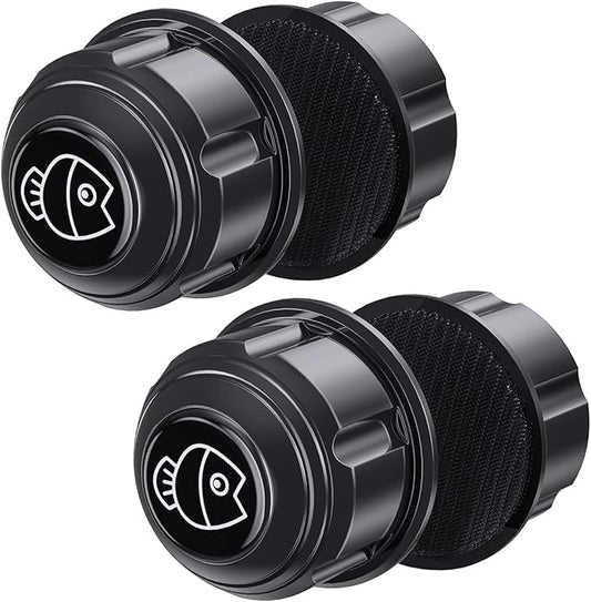 Pawfly Aquarium Magnetic Brush for Glass Fish Tanks 1.5 Inch Stain Scrubber Pads Cleaning Tool for 3/5 Inch Thick Fresh & Marine Aquariums up to 10 Gallons, 2 Pack