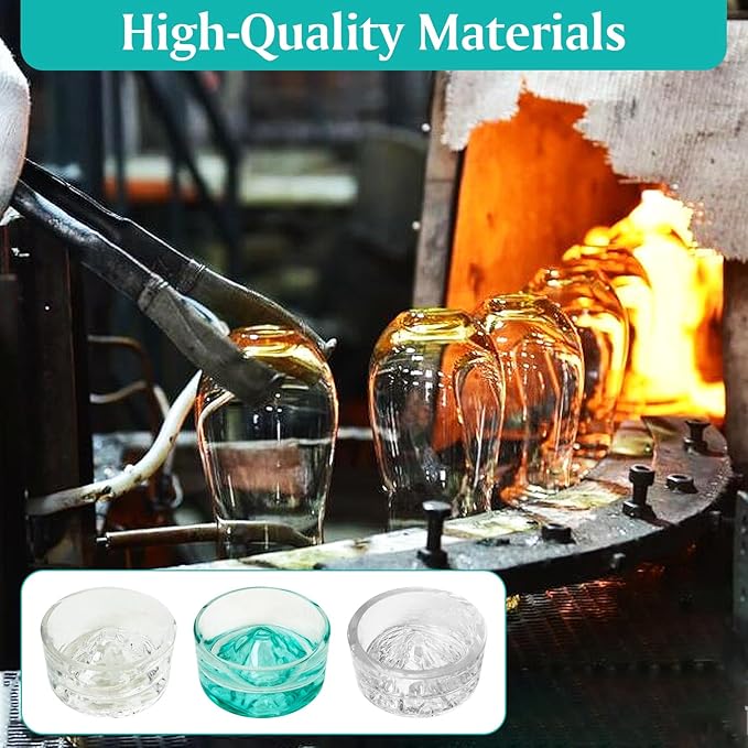 BNOSDM Hamster Food and Water Bowl Mountain Fuji Style Glass Drinking Dwarf Hamster Feeder Anti-Turning Dish for Syrian Hamsters Gerbils Mice Rats or Other Similar-Sized Pets (Colorful)